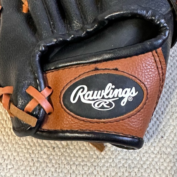Rawlings PL950BT 9.5" RHT Left-Handed Kid's Softball Baseball Glove - Picture 4 of 7